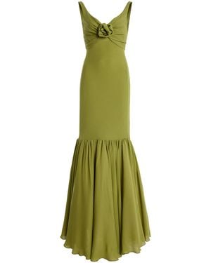 Giambattista Valli Sable Mermaid Maxi Dress - Green