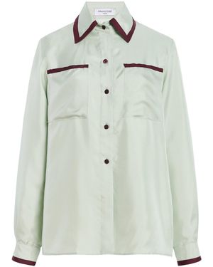 Franchise Fanny Silk Shirt - White