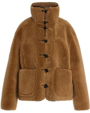 Rohe Shearling Coat - Natural