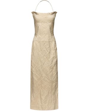 FFORME Maisie Cotton-Blend Maxi Dress - Natural
