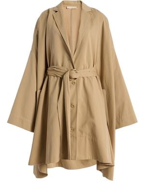 Ulla Johnson Margaux Belted Cotton-Twill Coat - Natural