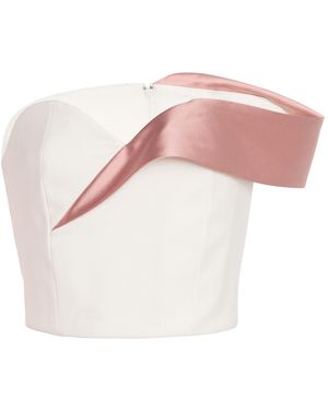 Greta Constantine Zander Corseted Top - Pink