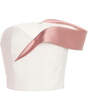 Greta Constantine Zander Corseted Top - Pink