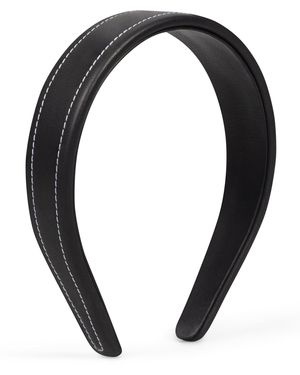 Hai Viola Leather Headband - Black