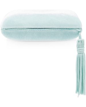 Sophie Bille Brahe Tasseled Velvet Jewelry Case - Blue