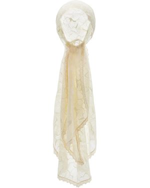 Eliou Exclusive La Isla Novia Lace Head Scarf - White