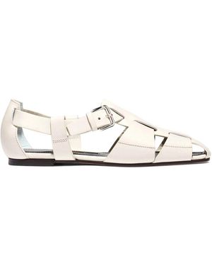 Emme Parsons Ernest Leather Sandals - White