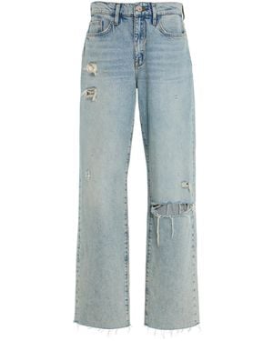 Triarchy Birkin Mid-Rise Straight Leg Jeans - Blue