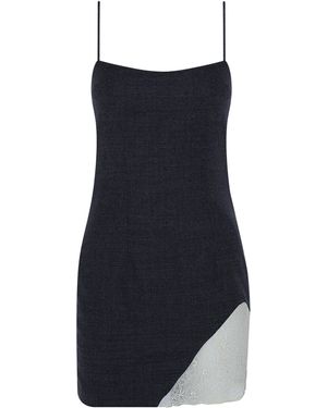 Zeynep Arcay X Camille Charrière Wool Mini Dress - Black