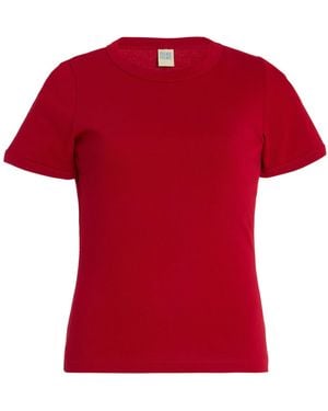 Flore Flore Car Cotton T-shirt - Red