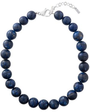 Eliou Azul-Plated Lapis Lazuli Necklace - Blue