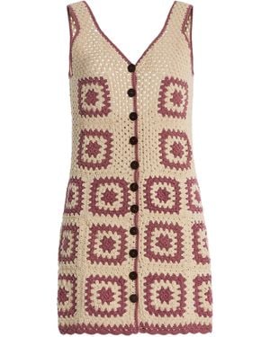 Akoia Swim Exclusive Baia Crocheted Cotton Mini Dress - Multicolor