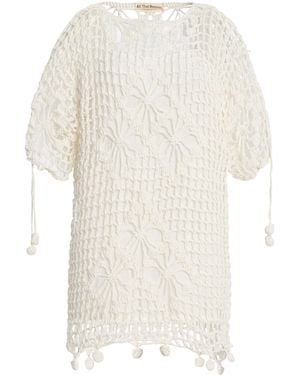 All That Remains Marloe Cotton Crochet Dress - White