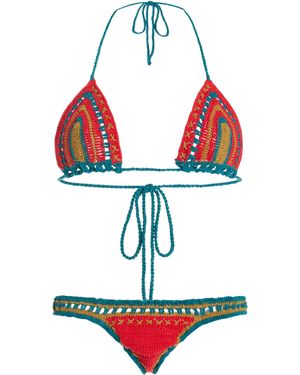 Akoia Swim Exclusive Gibara Cotton Bikini - Red