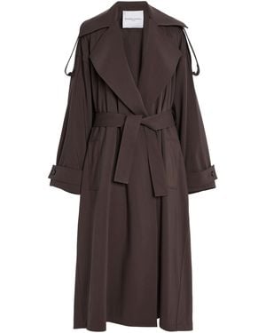 Brandon Maxwell The Tillman Cotton-Blend Trench Coat - Brown