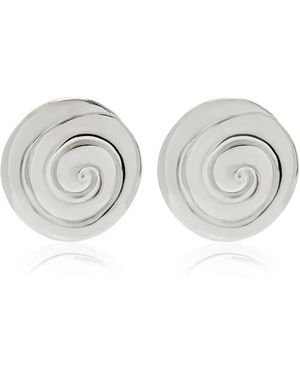 Louis Abel Uzu Recycled Sterling Silver Earrings - Metallic