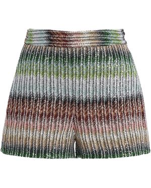 Missoni Sequined Knit Shorts - Multicolour