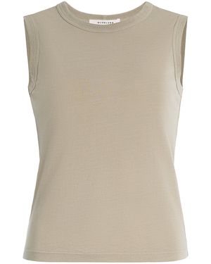 SLVRLAKE Denim Cotton Tank Top - Natural
