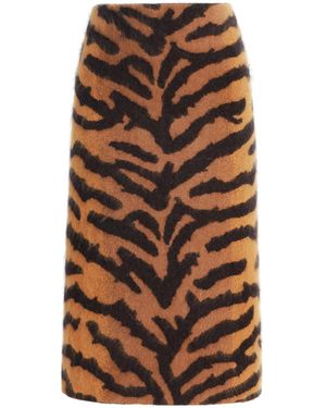 Adam Lippes Amari Skirt - Brown