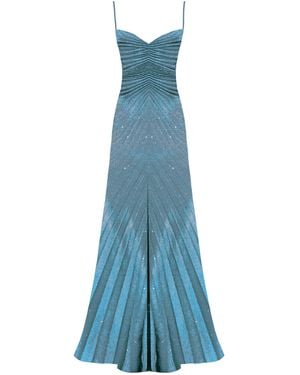 Georgia Hardinge The Relic Knit-Jersey Dress - Blue