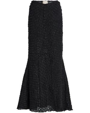 TG Botanical Marla Shirred Maxi Skirt - Black