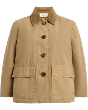 The Row Benka Cotton Canvas Jacket - Natural