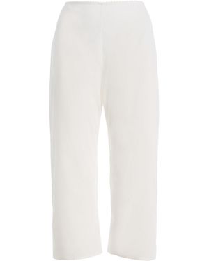 Colleen Allen Cotton Voile Capri - White