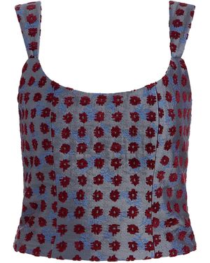 Markarian Maisie Tapestry Top - Purple