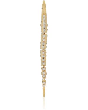 Yvonne Léon Marlin Diamond Single Earring - White