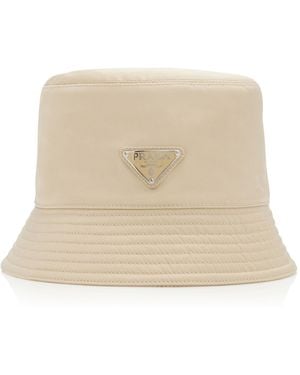 Prada Re-nylon Bucket Hat - Natural