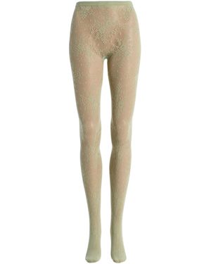 Swedish Stockings Rosa Lace Tights - Natural