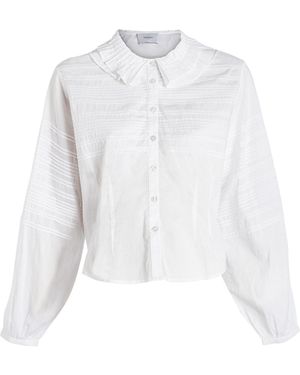 Merlette Lucia Cotton Voile Top - White
