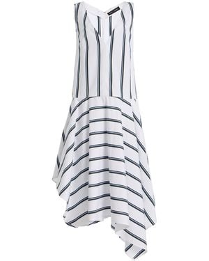 Proenza Schouler Beatriz Cotton-Silk Midi Dress - White