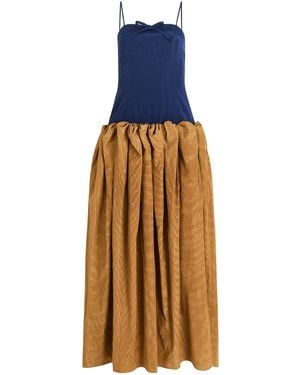 Rosie Assoulin Fifi Drop Waist Gown - Multicolour