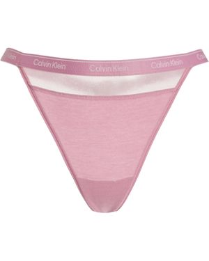 Nensi Dojaka For Calvin Klein Modal-cashmere Thong - Pink