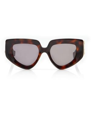 Loewe Anagram Square-Frame Acetate Sunglasses - Brown