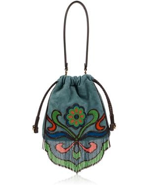 Etro Small Kalispera Shoulder Bag - Blue