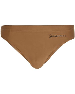 Jacquemus Le Slip De Bain Speedo - Brown