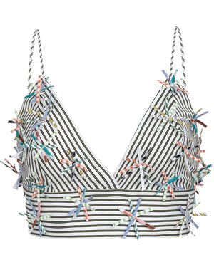 Silvia Tcherassi Ibbie Cotton Top - Blue