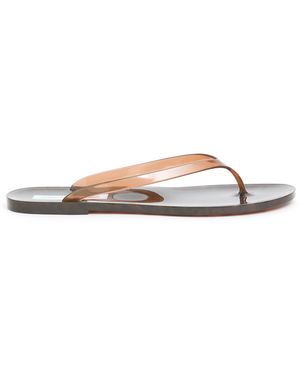 Christopher Esber Jo Pvc Flip Flop Sandals - White