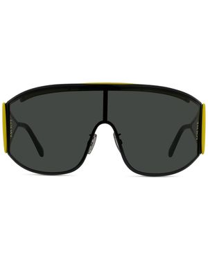 Loewe Signature Square-Frame Metal Sunglasses - Black