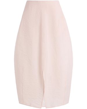 TOTEME Silk-Blend Parachute Maxi Skirt - Pink