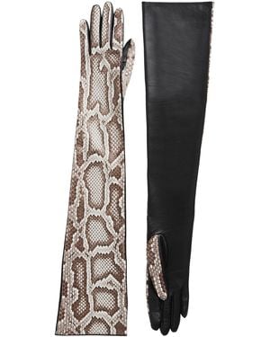 KHAITE Remo Python Long Gloves - Natural