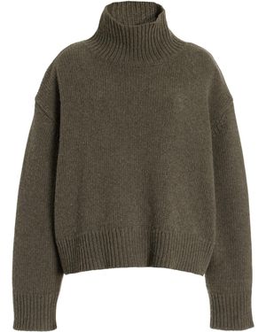 Nili Lotan Omaira Wool Turtleneck Jumper - Green