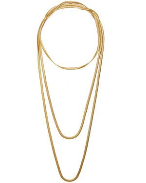 Sylvia Toledano Snake 22k Gold-plated Necklace - Metallic