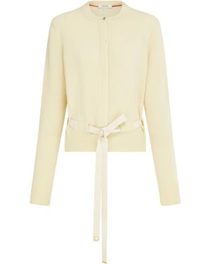 Ferragamo Cashmere Cardigan - Natural