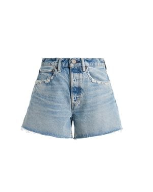 Moussy Southborough Denim Shorts - Blue