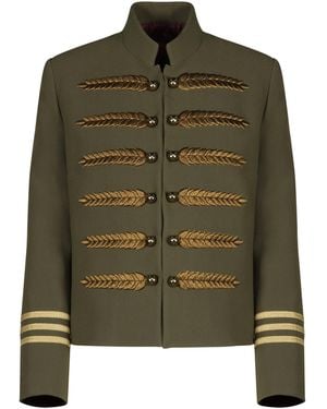 Johanna Ortiz X The Extreme Collection Mosaic Of Stories Jacket - Green