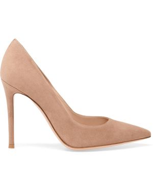 Gianvito Rossi Gianvito Suede Court Shoes - Pink