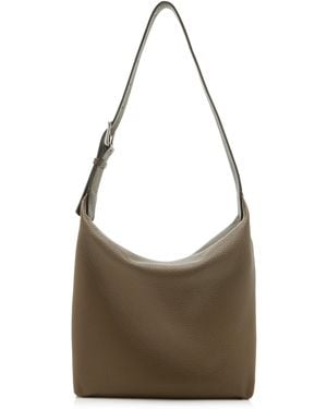 The Row Isa Leather Shoulder Bag - Brown